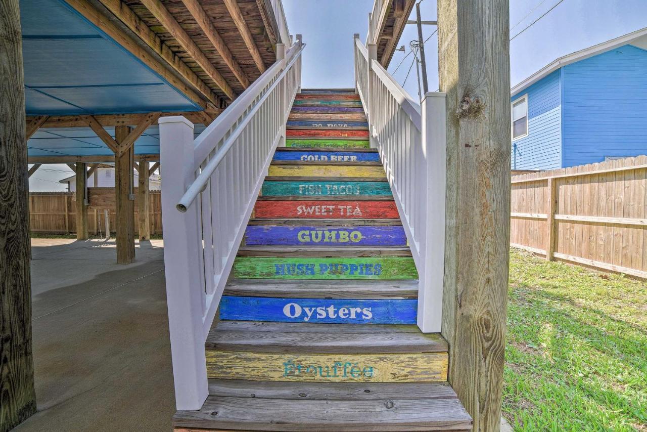 Trendy Port Aransas Home With Private Pool And Deck! Eksteriør billede