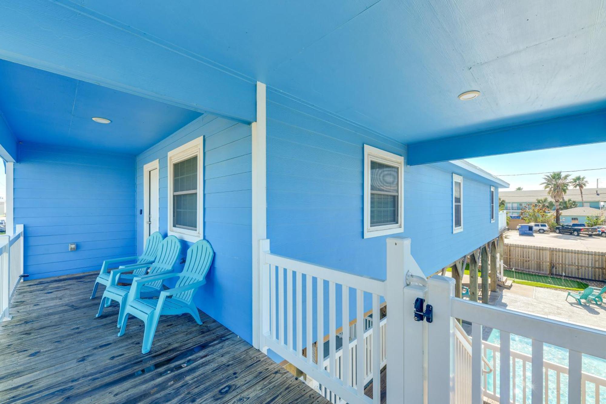Trendy Port Aransas Home With Private Pool And Deck! Eksteriør billede
