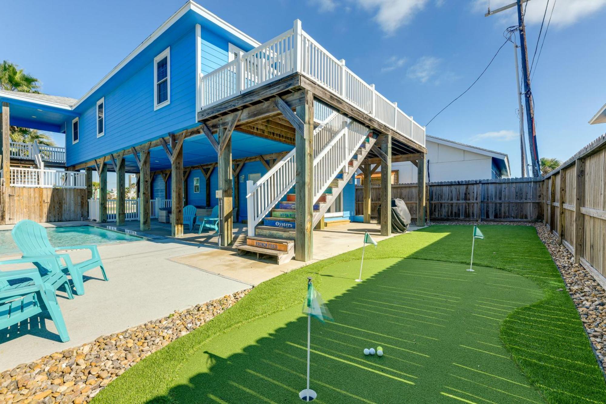 Trendy Port Aransas Home With Private Pool And Deck! Eksteriør billede